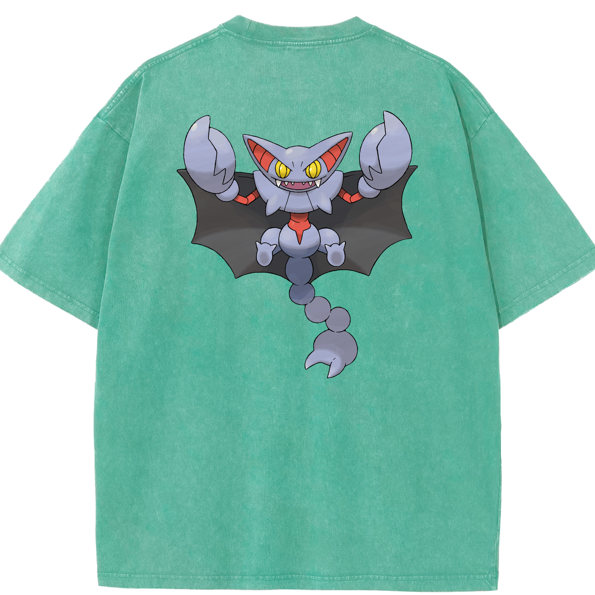 （画像用） ポケットモンスター Pokémon 綿100% ヴィンテージ風 半袖Tシャツ（背面プリント）